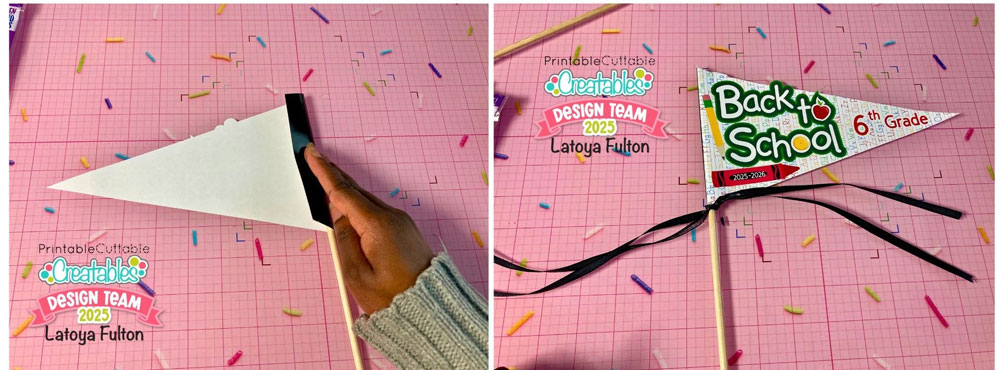 03 Back to School Photo Flag DIY