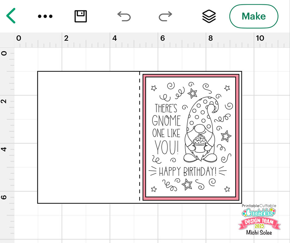 06 DIY Gnome Birthday Card 1