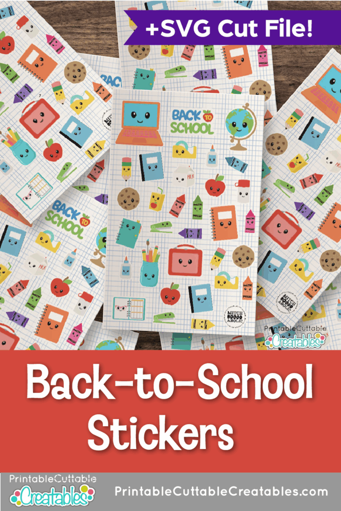Back-to-School Stickers 12 Back to School Stickers previewP