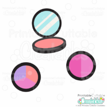 Makeup Compact SVG Files