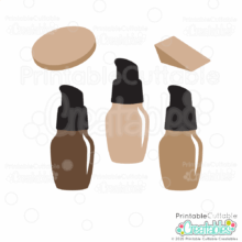 Makeup Foundation SVG Files