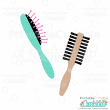 Hair Brush SVG Cut Files