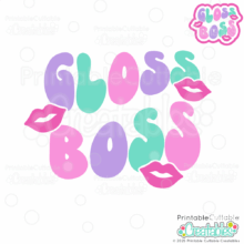 Gloss Boss SVG Cut File