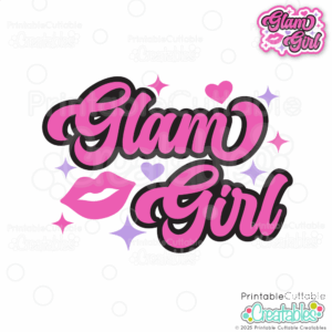 Glam Girl SVG Cut File