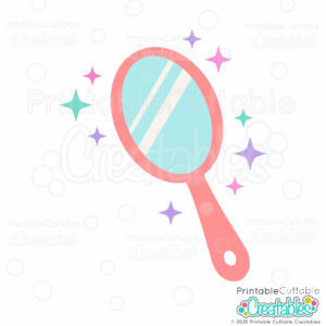 Hand Mirror SVG Cut File