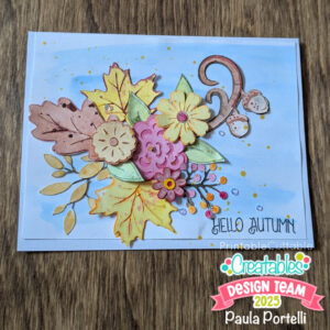 Pretty Autumn Greeting Card Craft Idea for Silhouette and Cricut