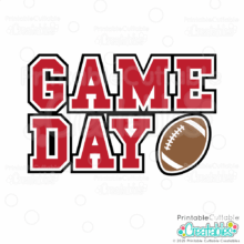 Game Day SVG File