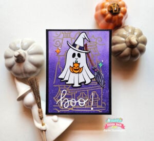 Boo Ghost Card Inspiration - Cricut Card Idea