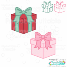 Christmas Present Free SVG File for Cricut and Silhouette