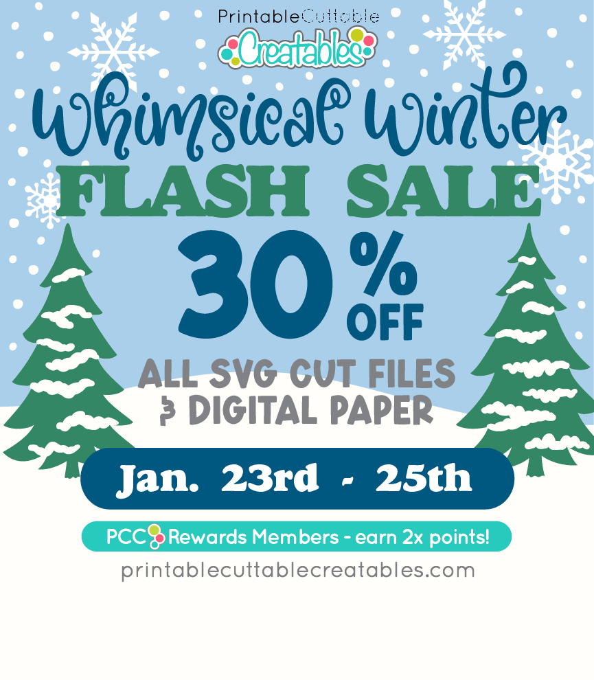 Winter Flash SVG Sale 2026