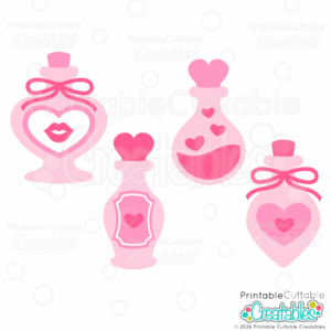 Love Potion SVG Files for Cricut and Silhouette Valentine's Crafts