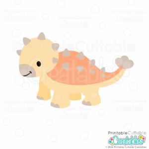 Ankylosaurus SVG Cutting File for Cricut craft machines
