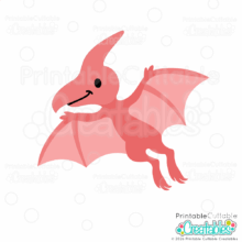 This Pterodactyl SVG Cut File for Cricut and Silhouette crafting