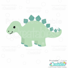Stegosaurus SVG File for Cricut and Silhouette cutting machines