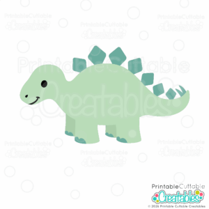Stegosaurus SVG File for Cricut and Silhouette cutting machines