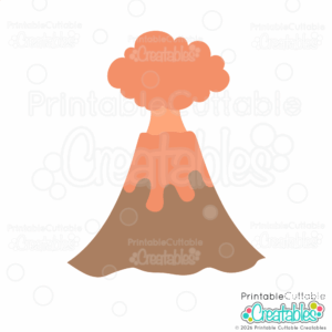 Volcano SVG Cutting File for Cricut and Silhouette machines