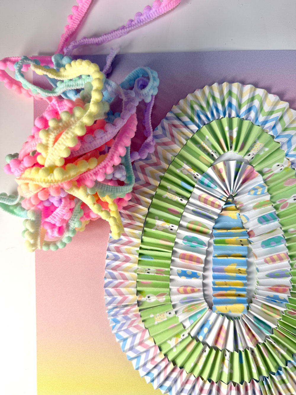 DIY Easter Scrapbook Layout
