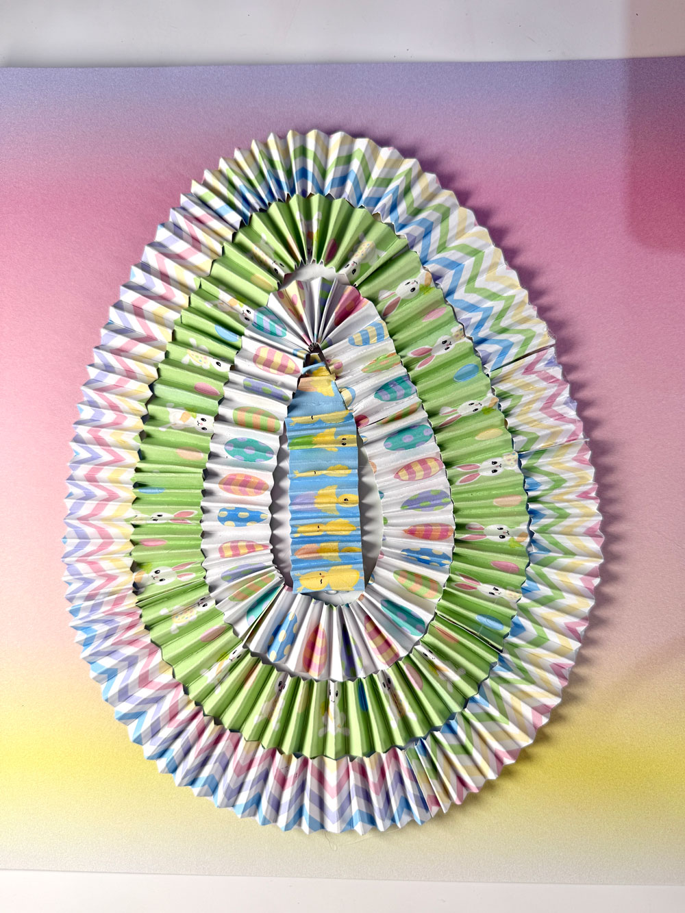 DIY Easter Scrapbook Layout
