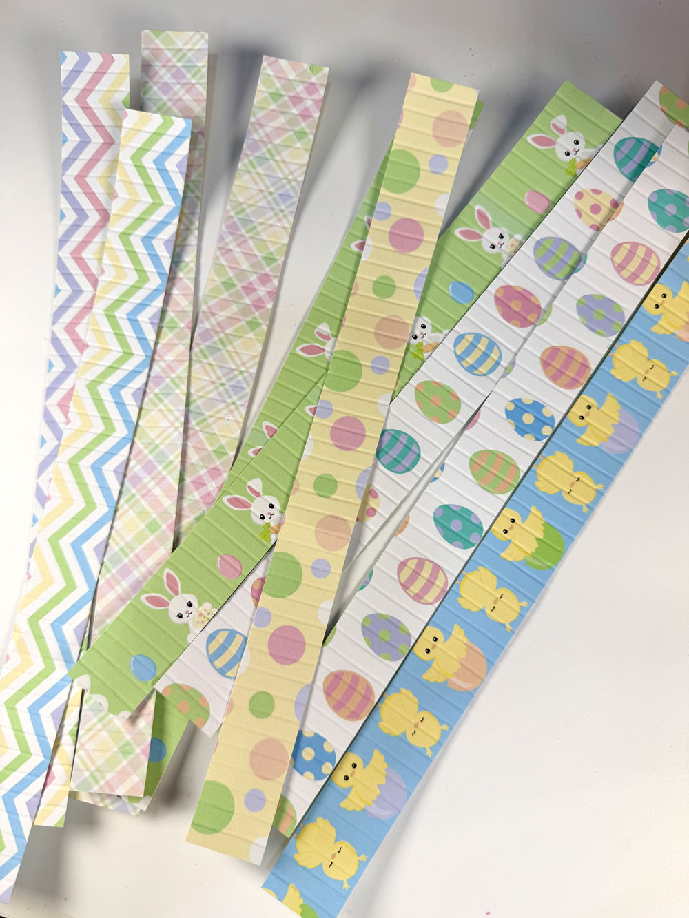 DIY Easter Scrapbook Layout
