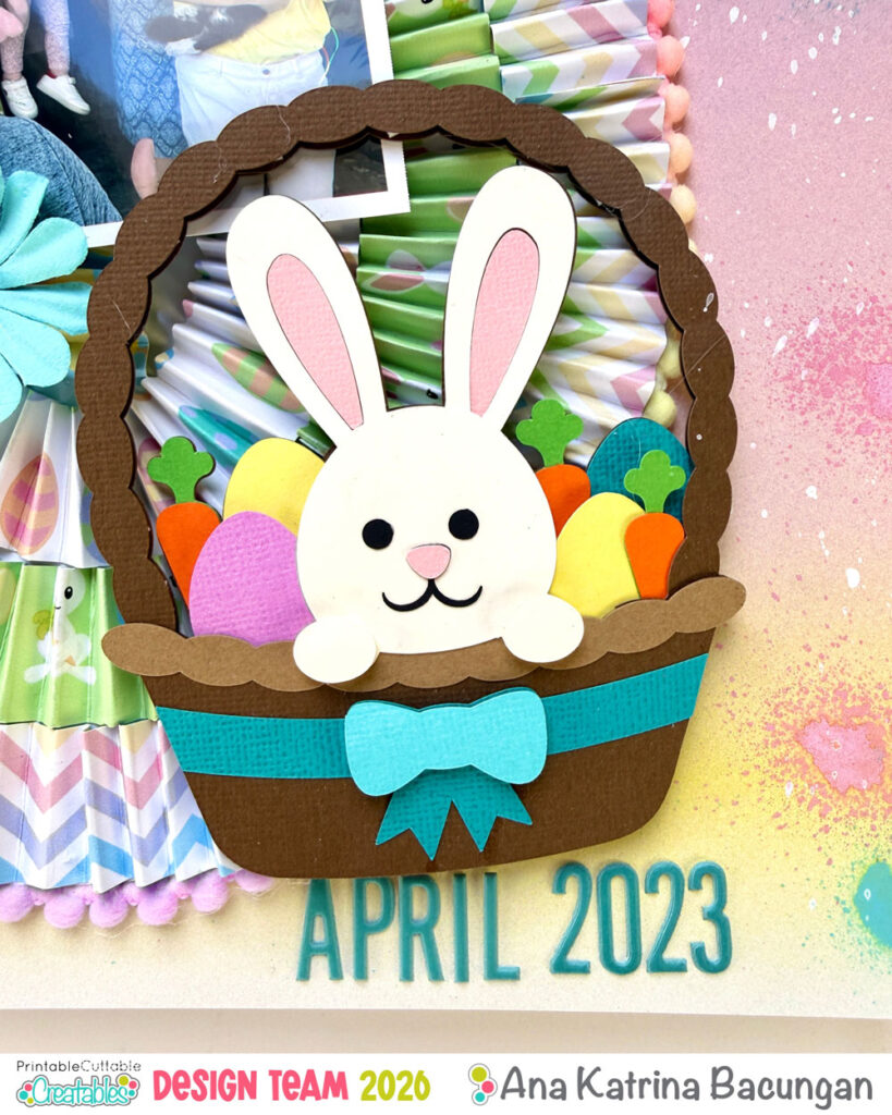 DIY Easter Scrapbook Layout
