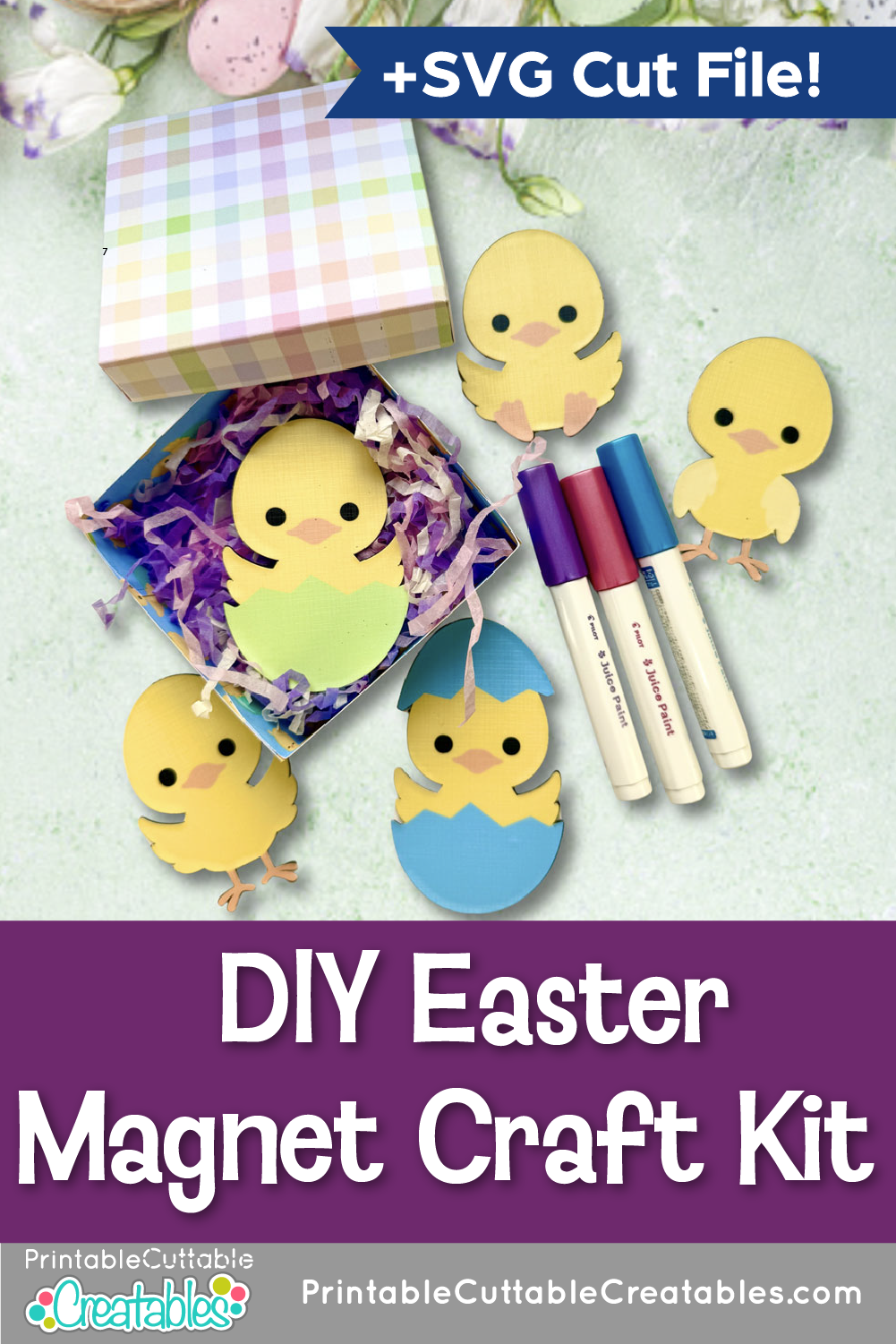DIY Easter Magnet Craft Kit
