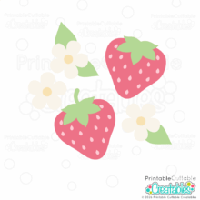 Home 13 Sweet Strawberry SVG Files for Cricut and Silhouette paper crafts and vinyl crafts