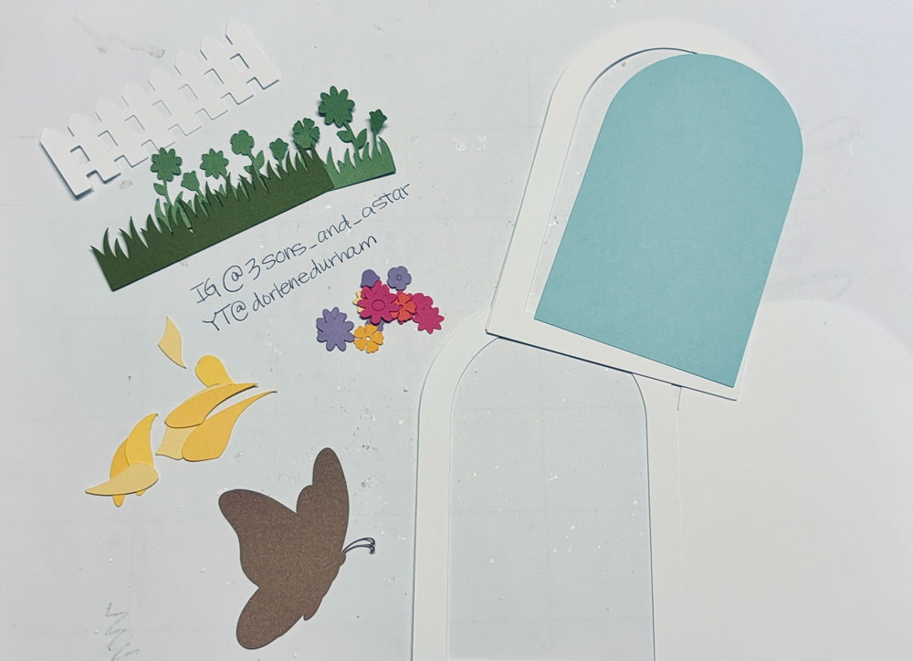 Spring Butterfly Arch Card 2 Spring Butterfly Arch Card
