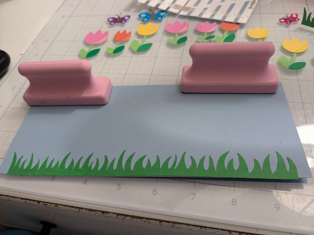 DIY Slimline Gate Fold Card 5 DIY Spring Fun Fold Slimline Card