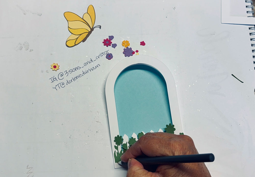 Spring Butterfly Arch Card 6 Spring Butterfly Arch Card