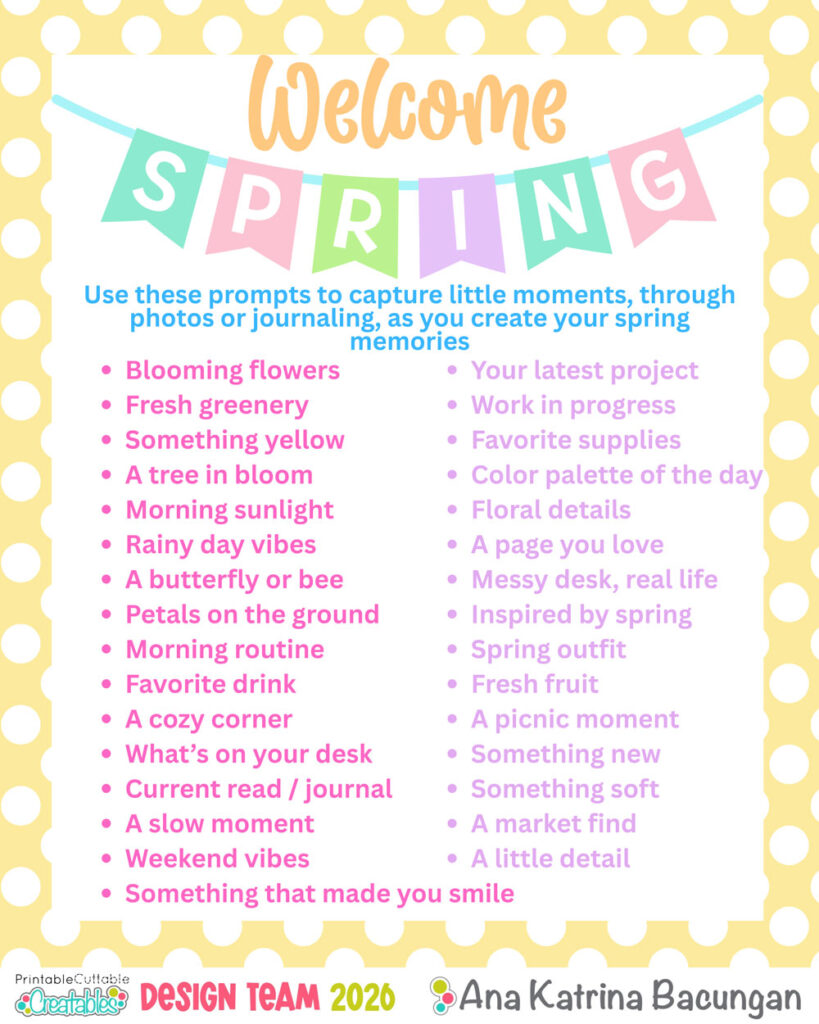 Spring Traveler’s Notebook Tutorial 61 Spring Traveler’s Notebook Tutorial
