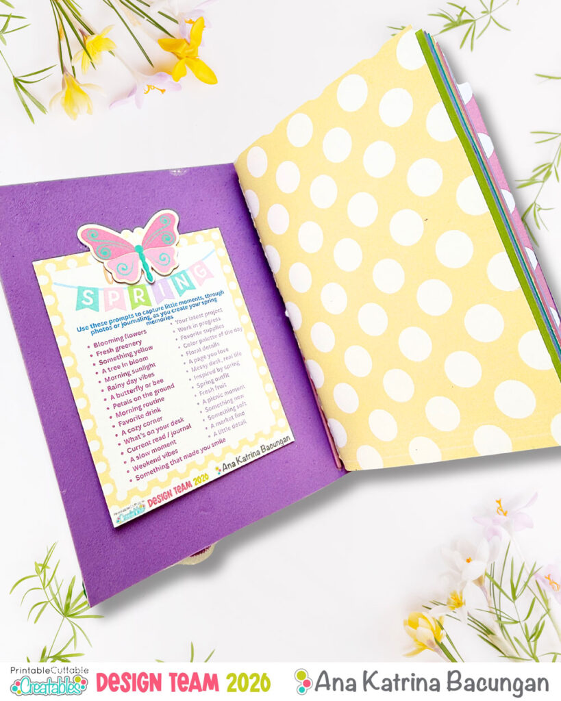 Spring Traveler’s Notebook Tutorial 62 Spring Traveler’s Notebook Tutorial