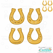 Horseshoe SVG Cut File for Cricut and Silhouette crafting