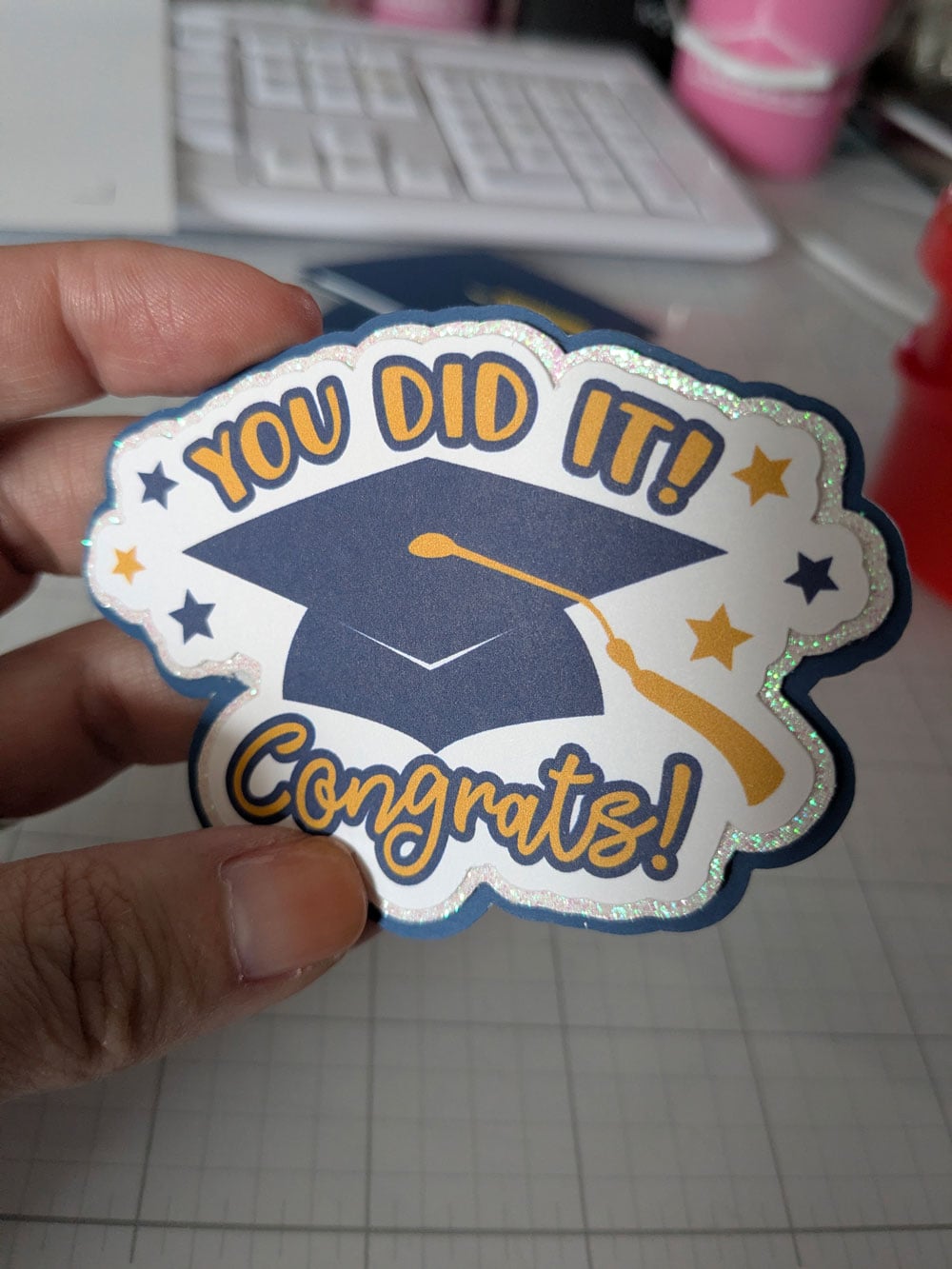 DIY Graduation Gift Card Holder