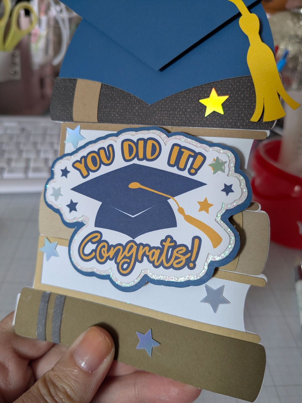DIY Graduation Gift Card Holder