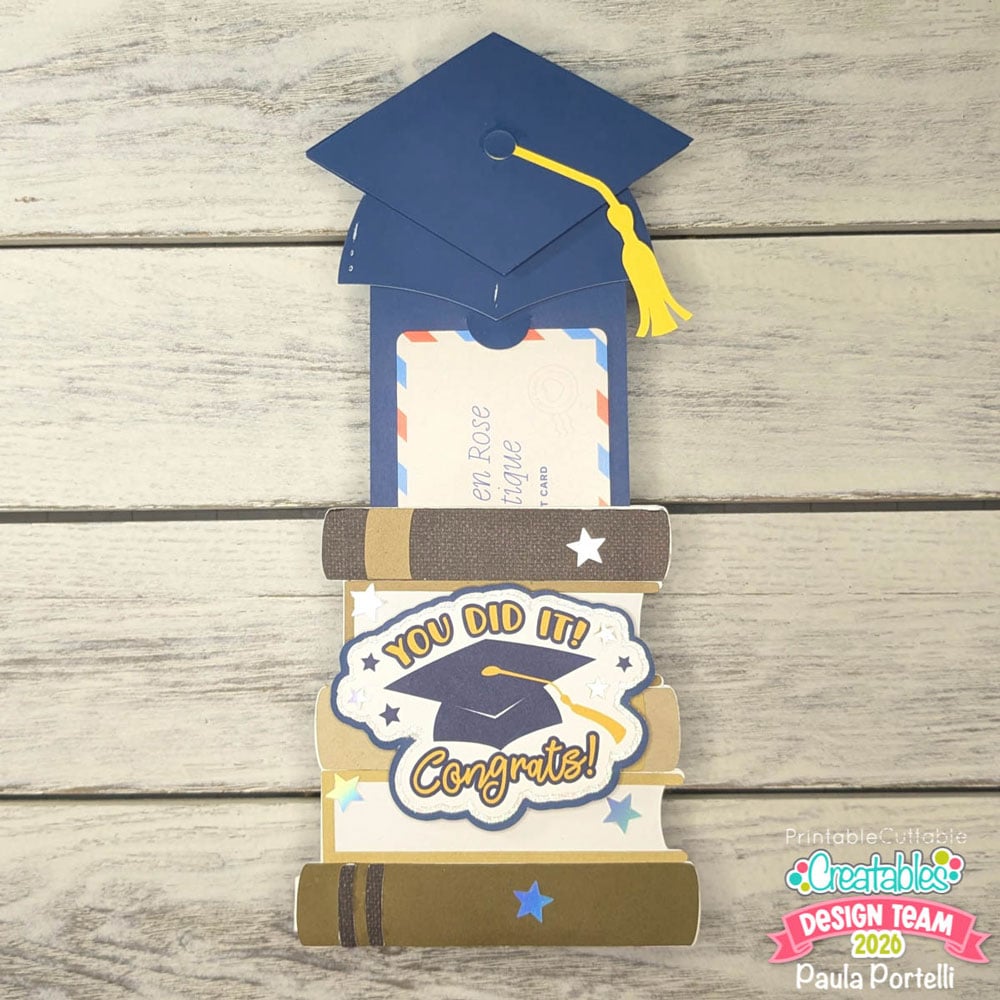 DIY Graduation Gift Card Holder