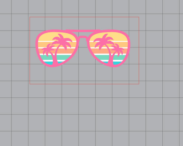 DIY Tropical Sunglasses Case