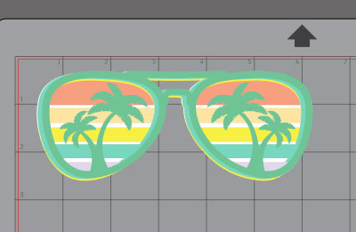 DIY Tropical Sunglasses Case