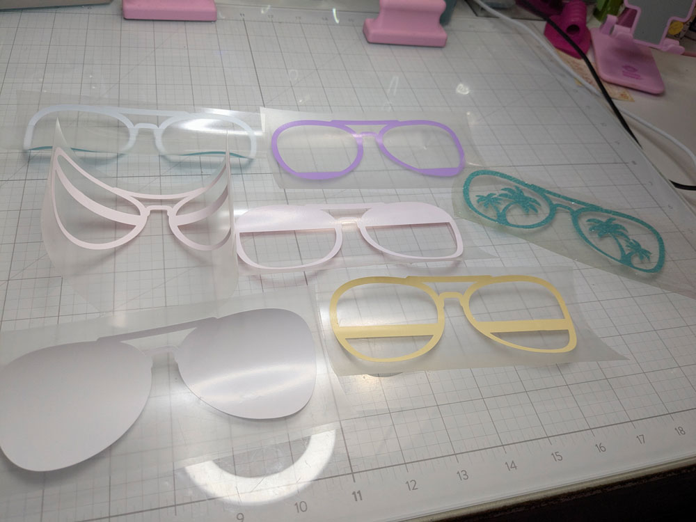DIY Tropical Sunglasses Case