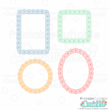 Scallop Frames SVG Set