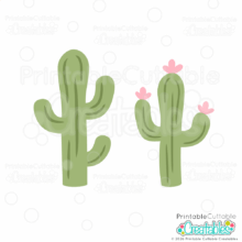 Home 13 Desert Cactus SVG Files designed for Cricut and Silhouette Machines