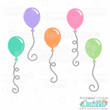 Home 13 Sweet Birthday Balloons SVG File for Cricut and Silhouette