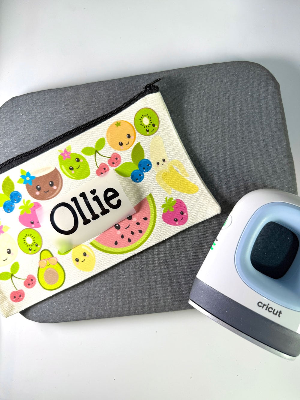 Personalized Summer Canvas Pouch