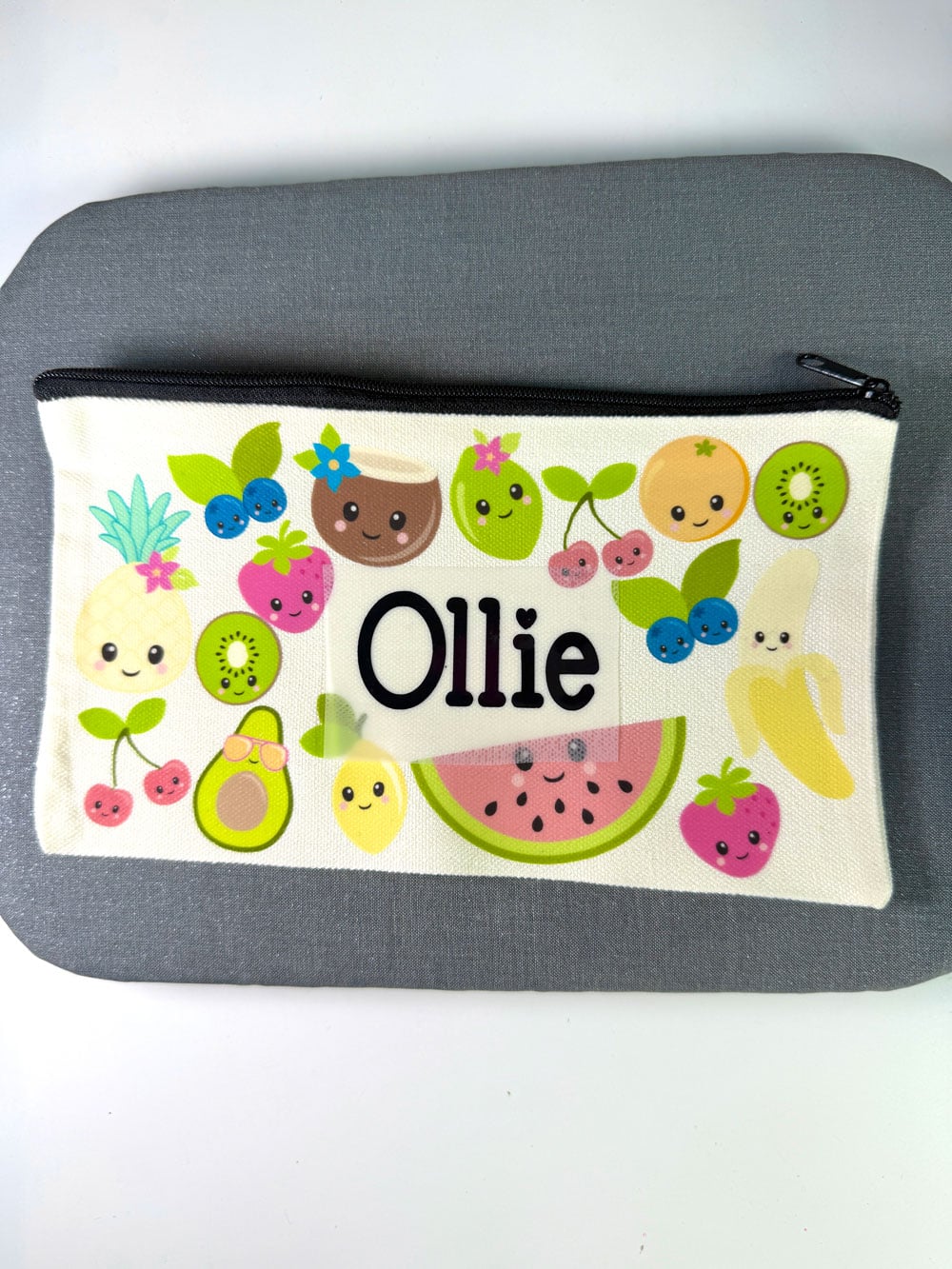 Personalized Summer Canvas Pouch