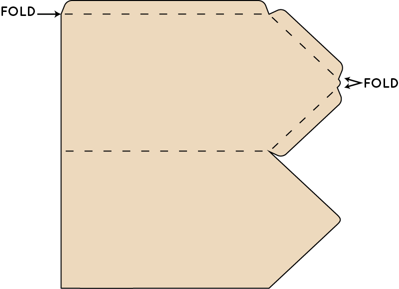 Pencil Gift Card Holder SVG Assembly - D014 2 D014 Step 1 1