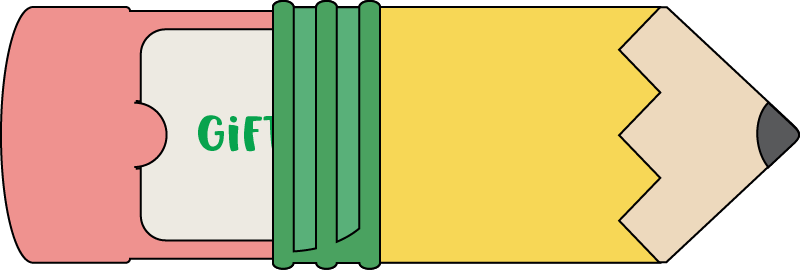 Pencil Gift Card Holder SVG Assembly - D014 8 D014 Step 7