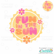 Home 14 Fun in the Sun Retro SVG File for Cricut and Silhouette crafting