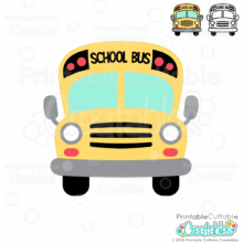 Home 13 School Bus SVG File for Cricut and Silhouette crafting