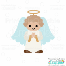 Cute Angel SVG Cut File for Cricut and Silhouette crafting