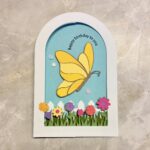 Spring Butterfly Arch Card